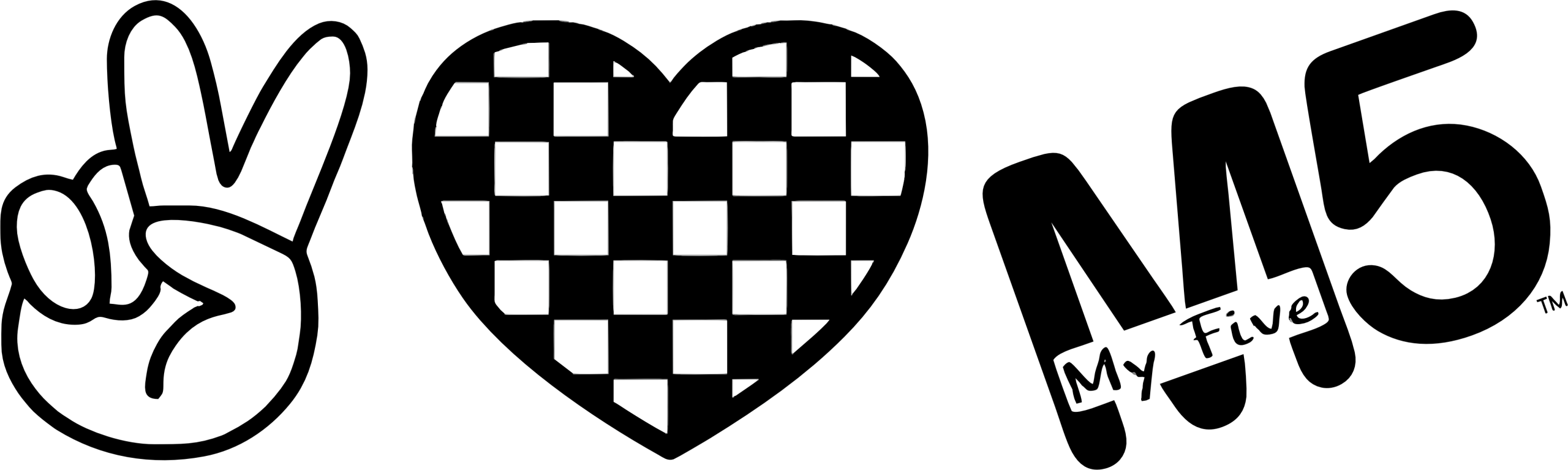 peace love M5 black peace love M5 black